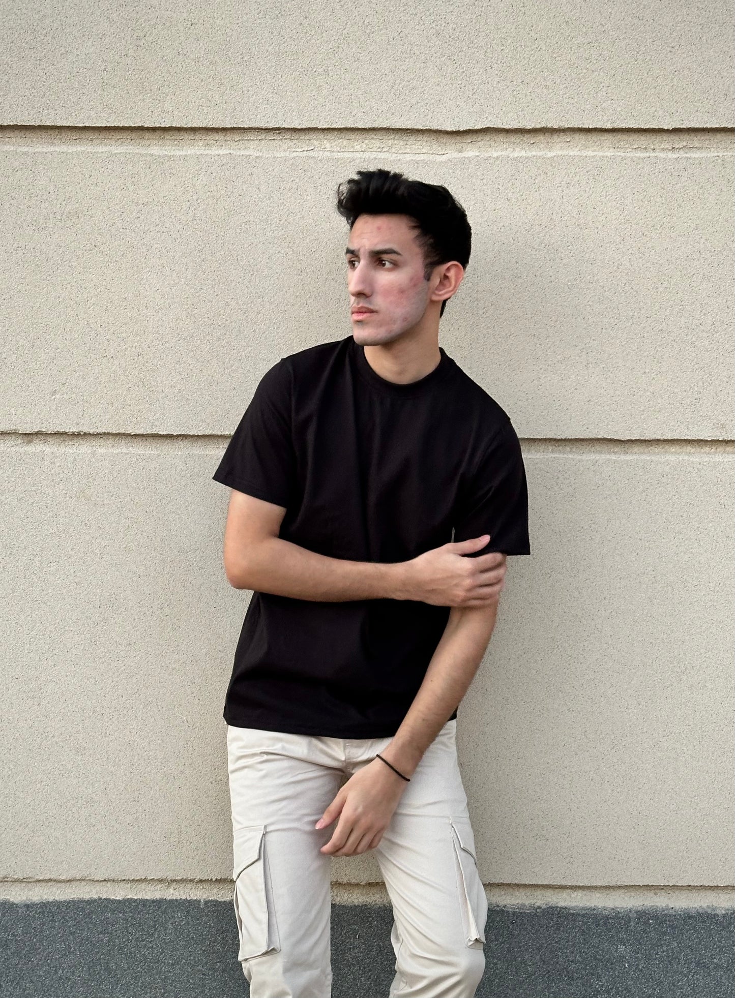 Black Fitted Tee