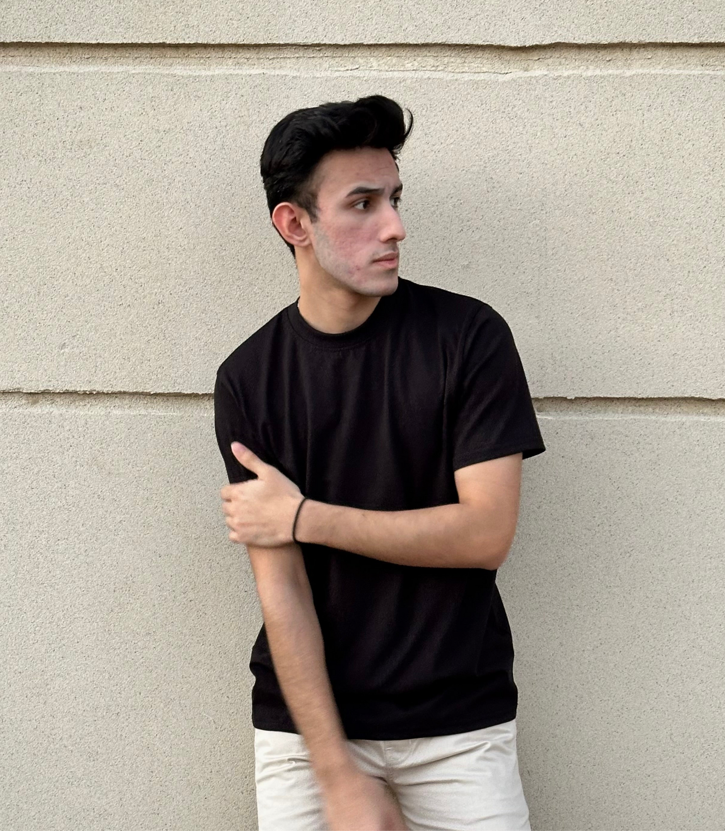 Black Fitted Tee