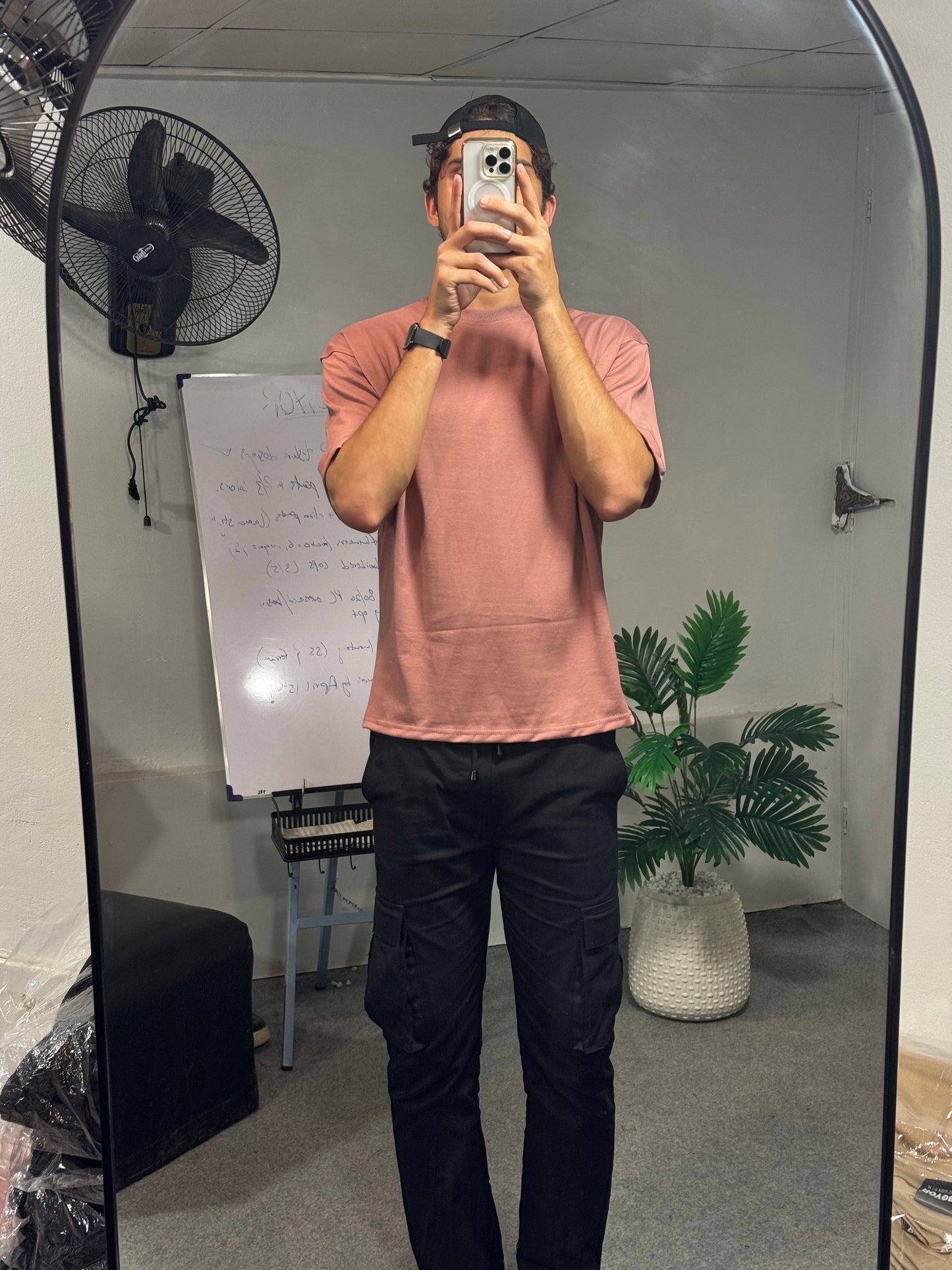 Oversized T-shirt - Ash Pink
