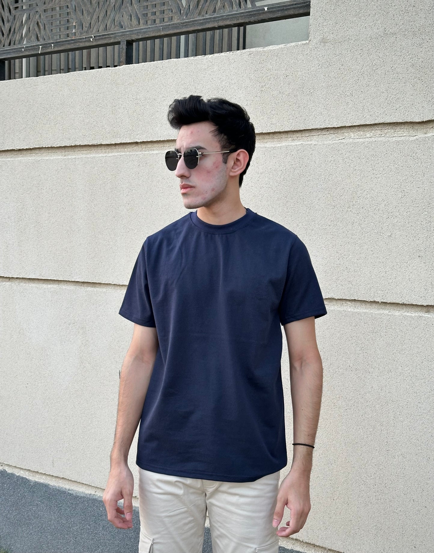 Navy Fitted Tee