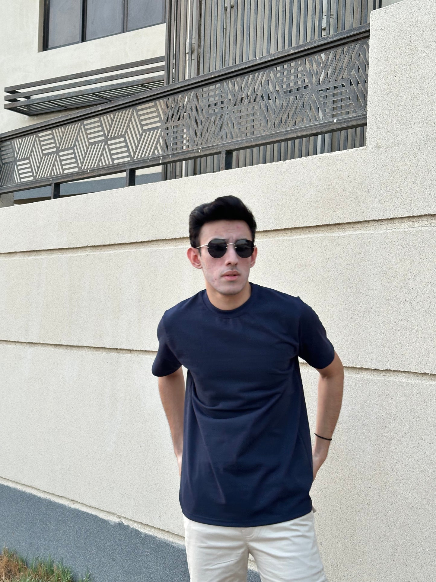 Navy Fitted Tee