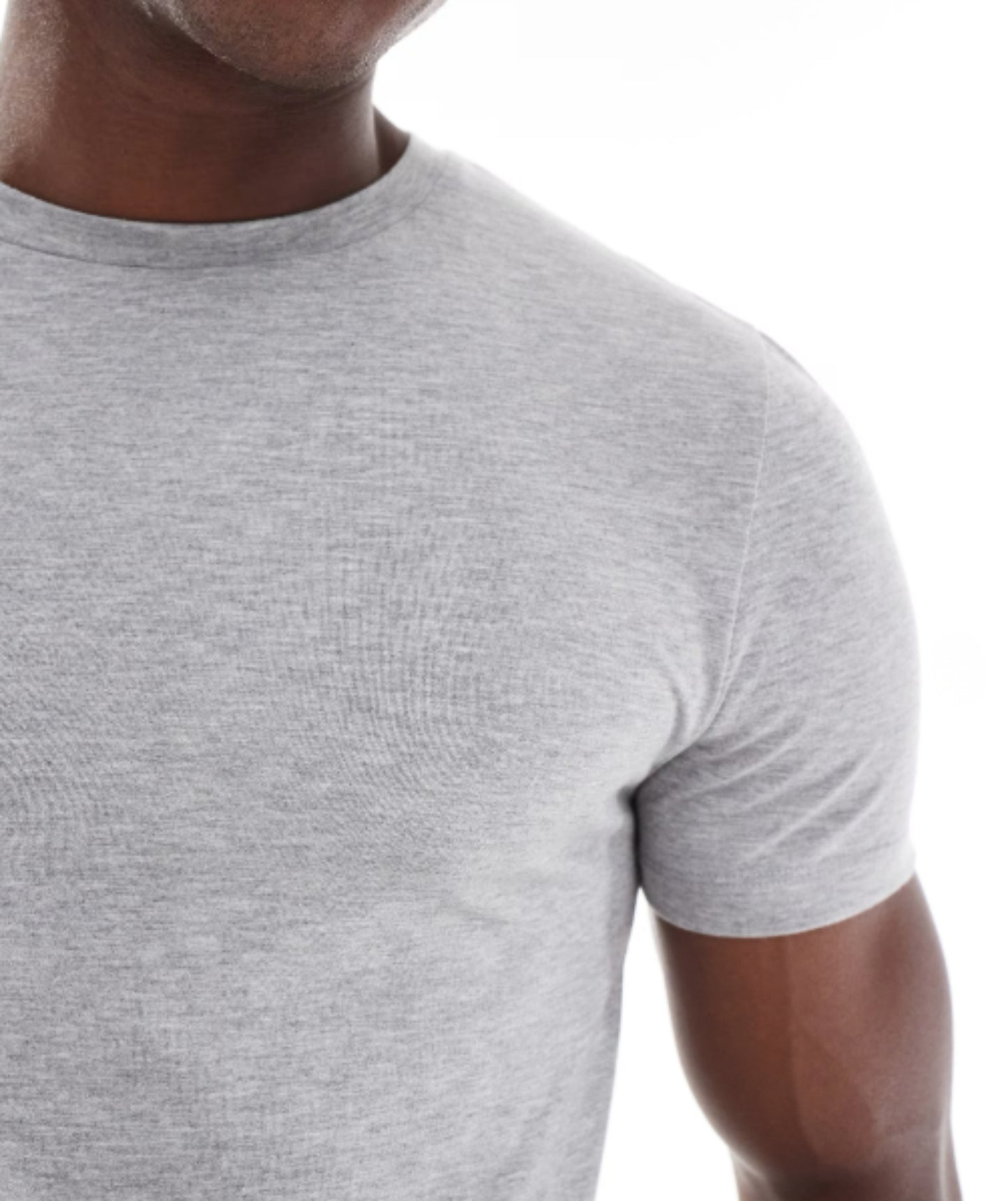 Marl Grey Slim Fit Tee