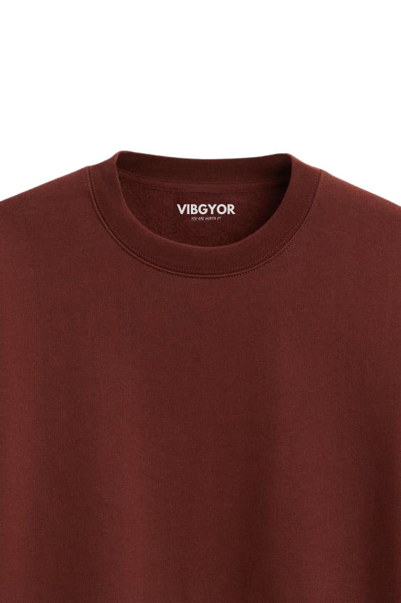 maroon oversized sweatshirt unisex