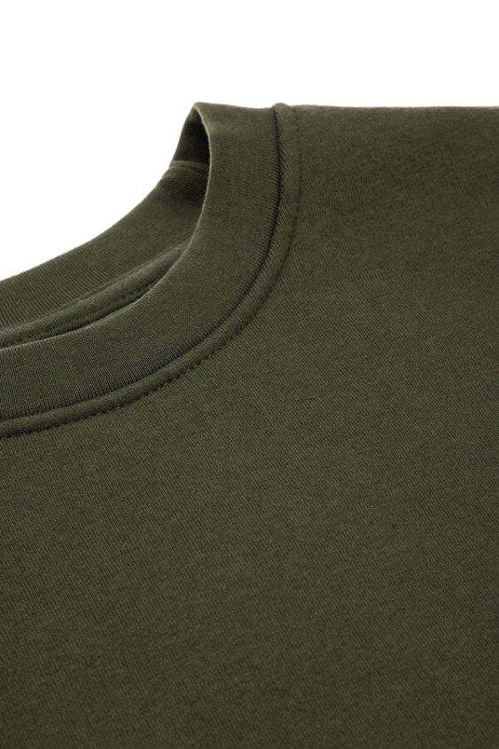 olive green oversized sweatshirt unisex