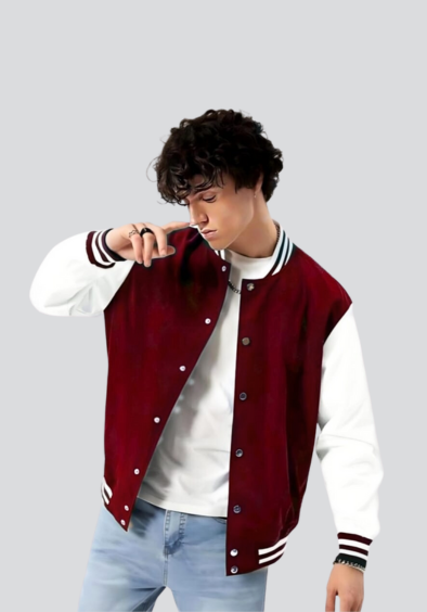 Maroon Varsity Jacket