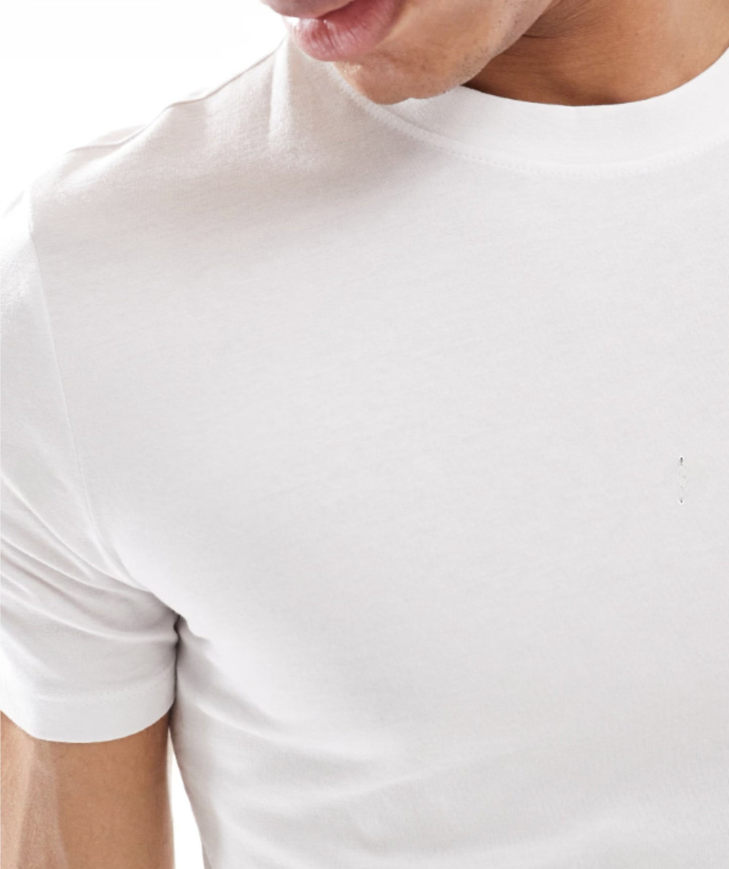 White Slim Fit Tee