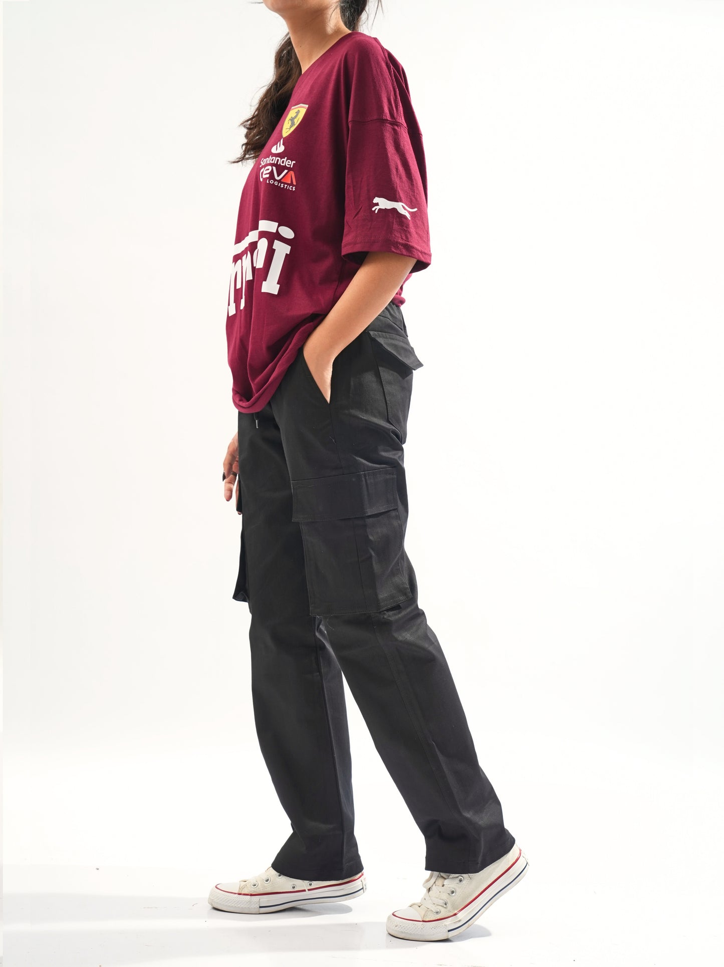 loose fit black cargo pants in pakistan