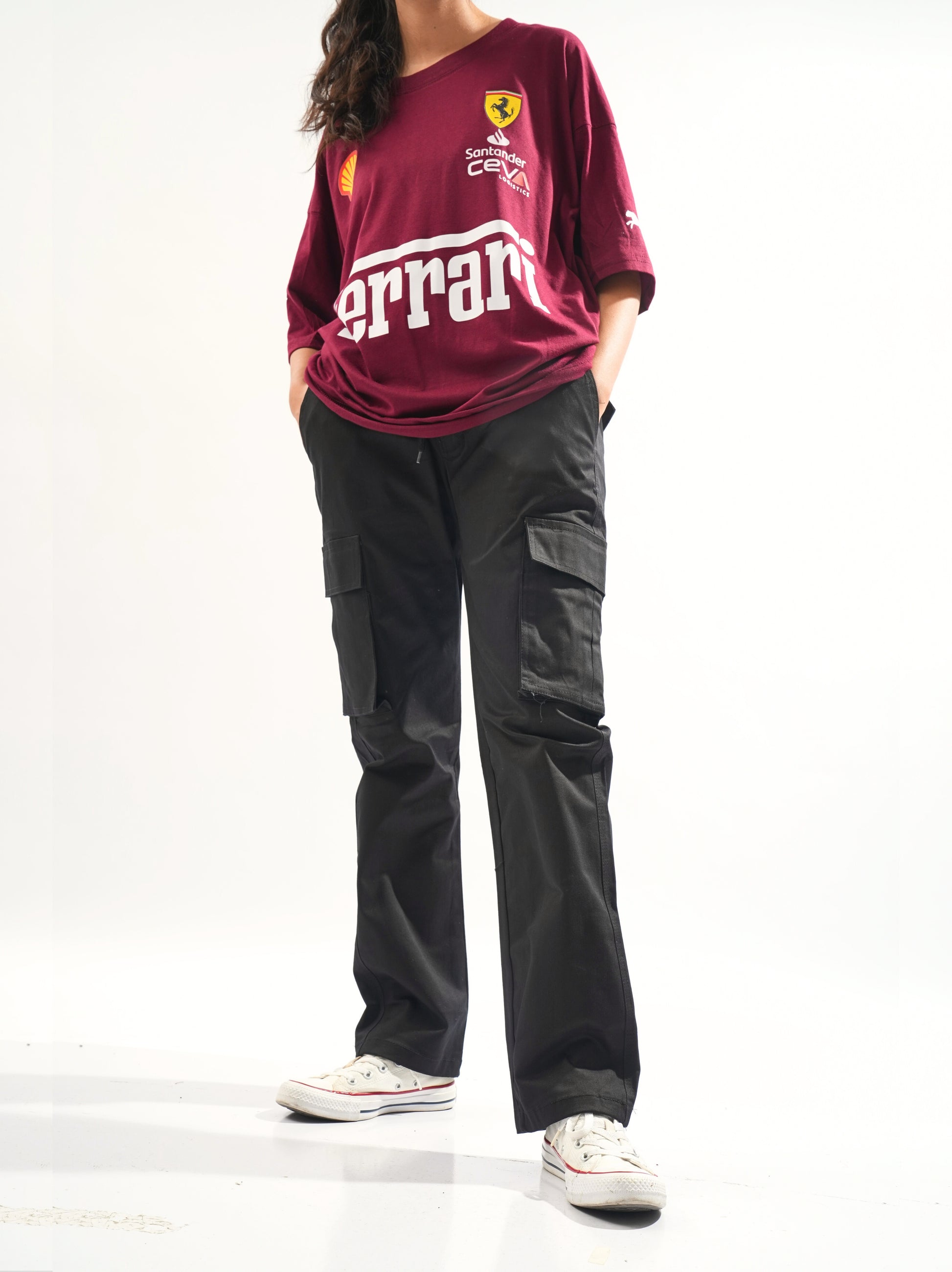 loose fit black cargo pants in pakistan