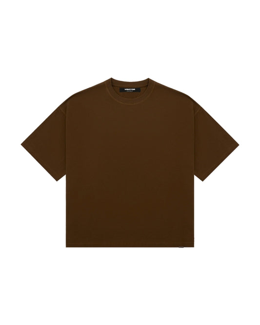 Oversized Tee - Dark Brown