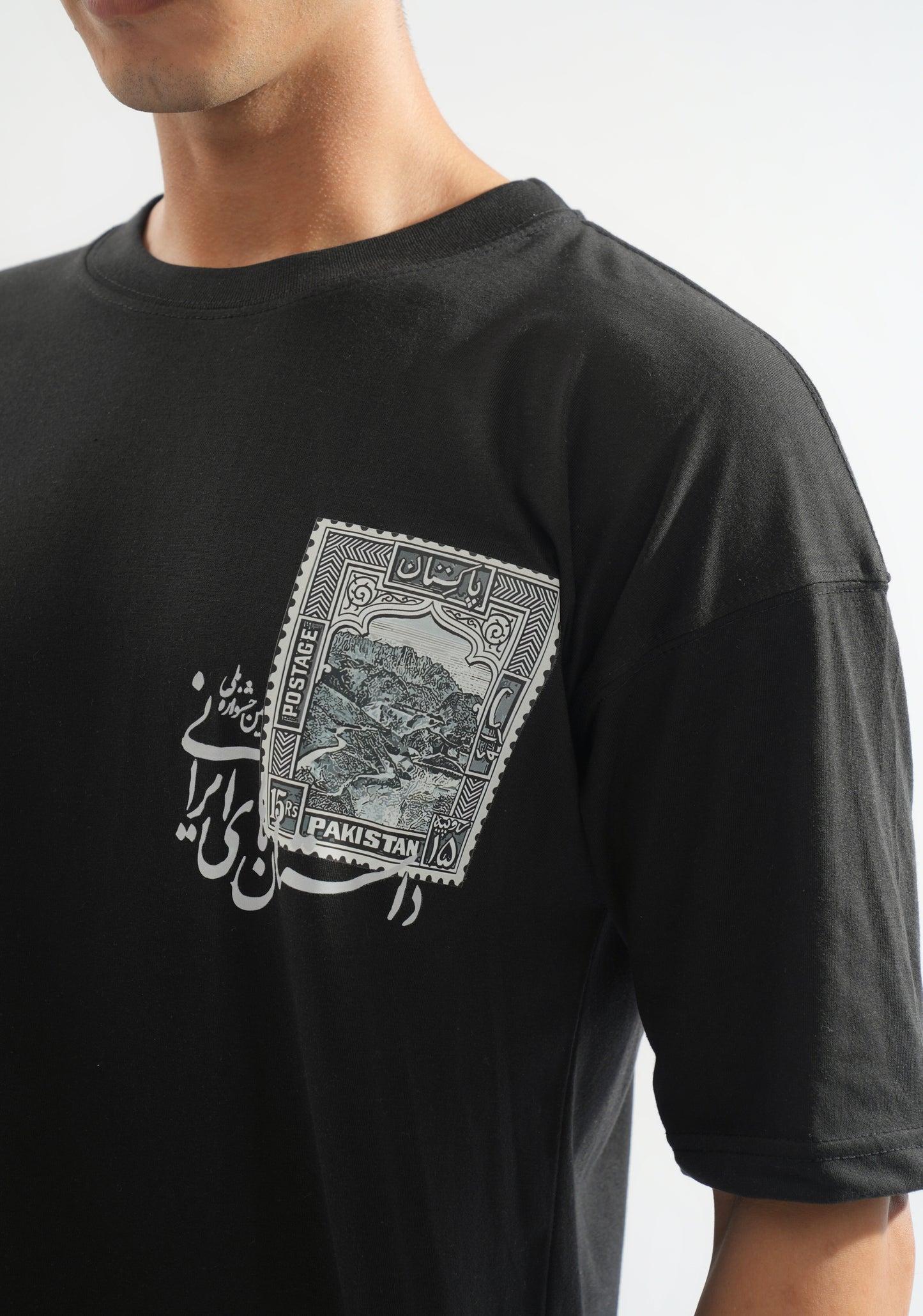 Dastaan Oversized Boxy Tee - Pakistan