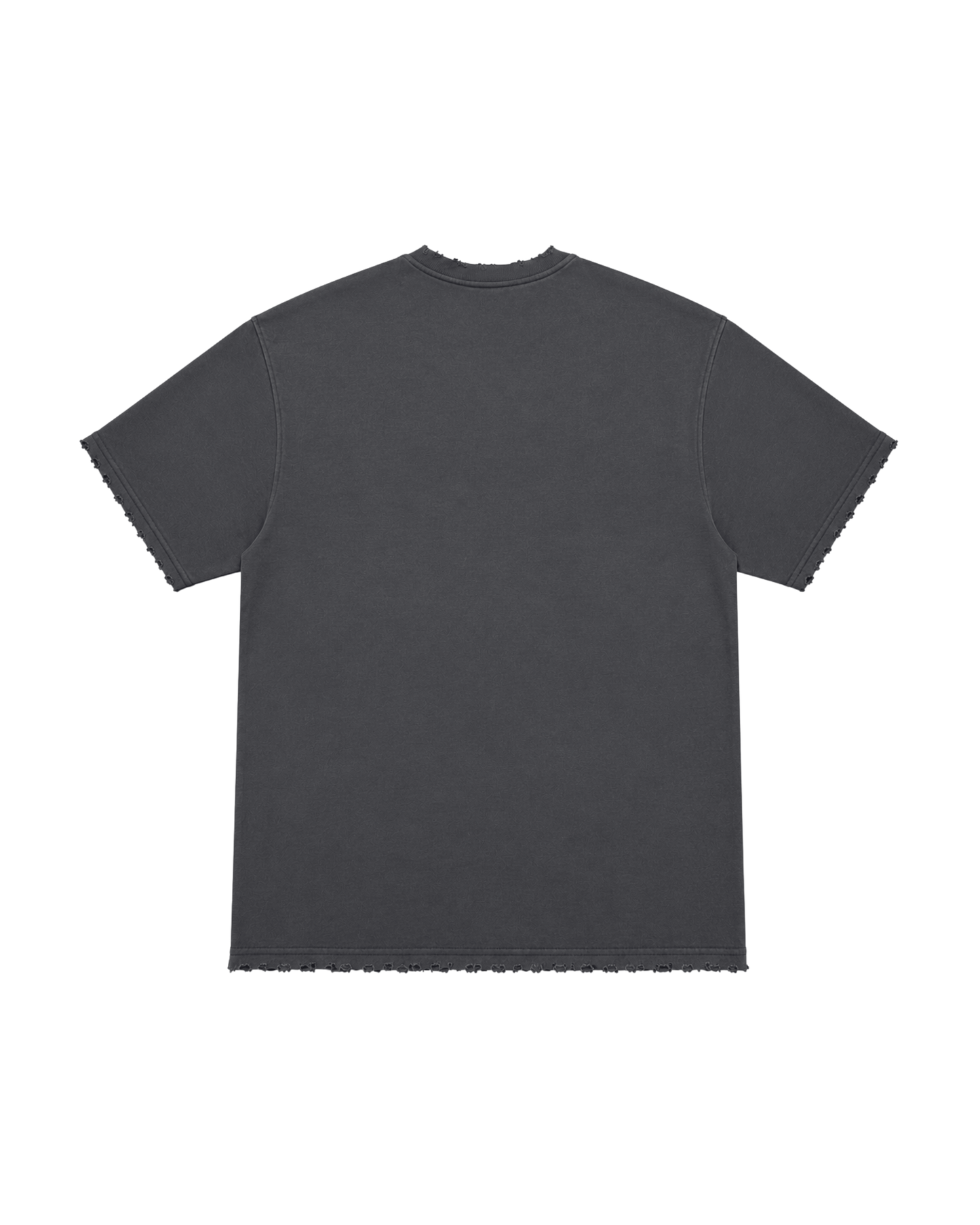 Damaged Grey Terry - Oversized Tee