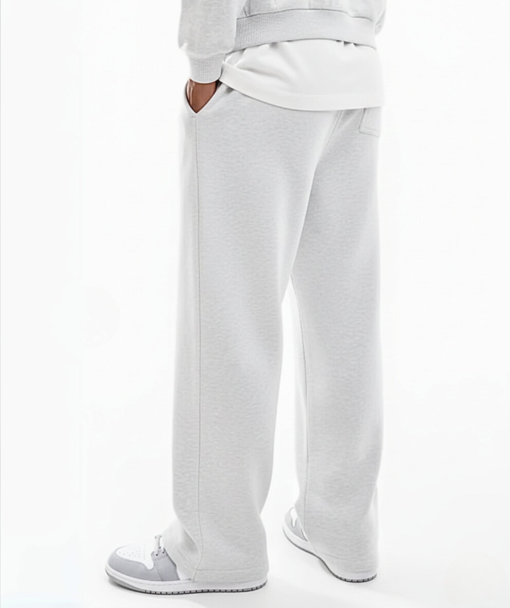 Shop our Ice Marl Terry Cotton Sweatpants for ultimate comfort and style. Featuring a clean straight-leg fit, three pockets, and premium soft fabric. Your go-to for relaxed days.