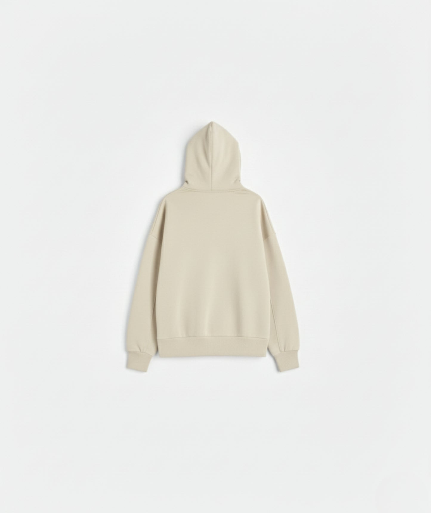 cream zipper hoodie oversized in Pakistan for women