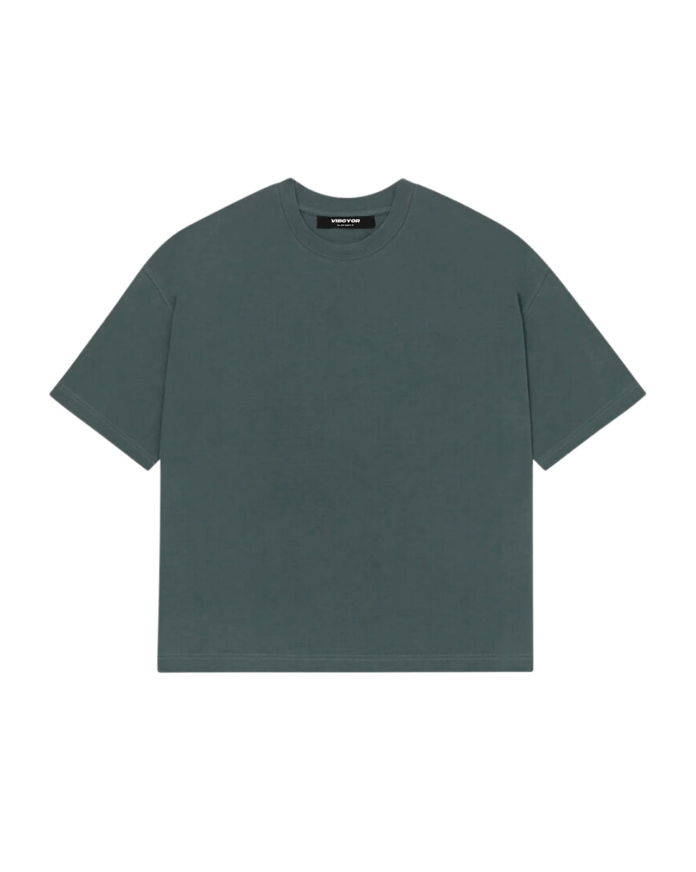 Oversized boxy tee in Moss Green - Pakistan