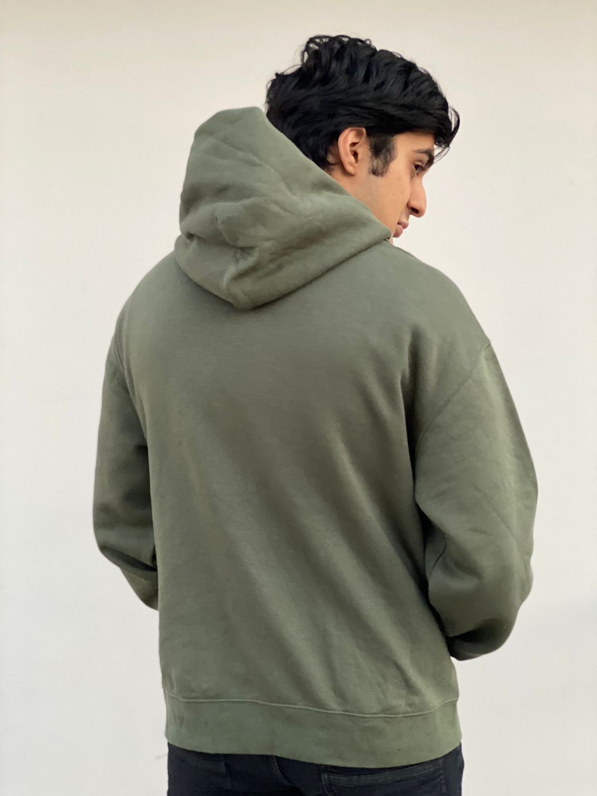 sage green oversized hoodie pakistan online