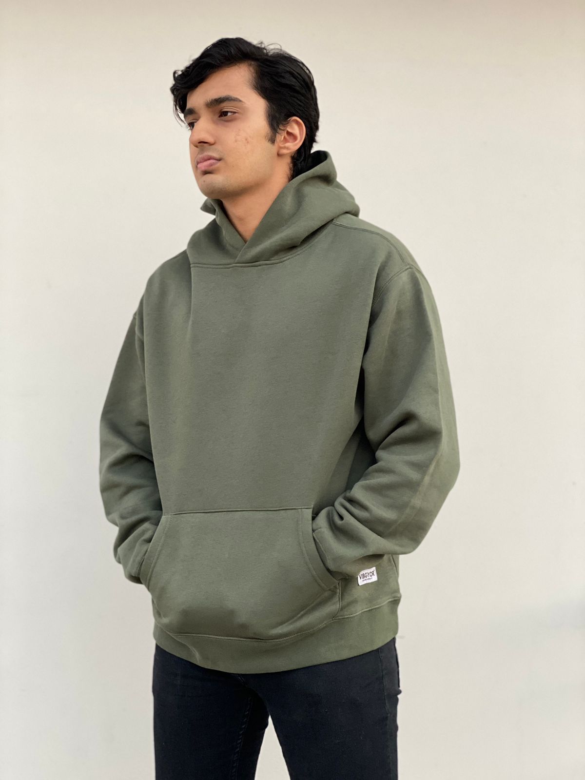 sage green oversized hoodie pakistan online