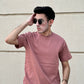 Ash Pink Fitted Tee