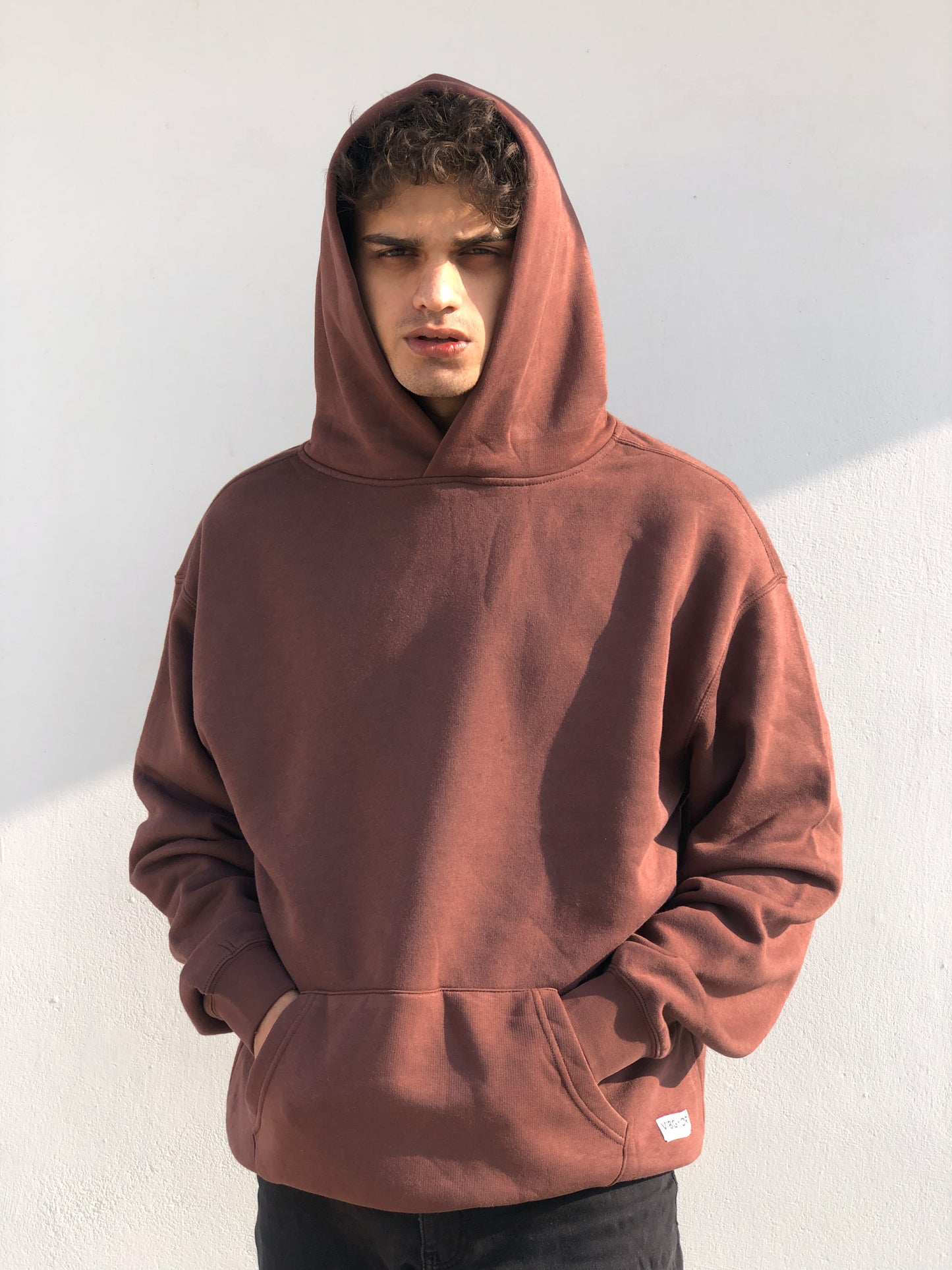 brown oversized hoodie in pakistan for online shopping