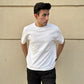 White Fitted Tee