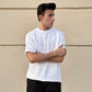 White Fitted Tee