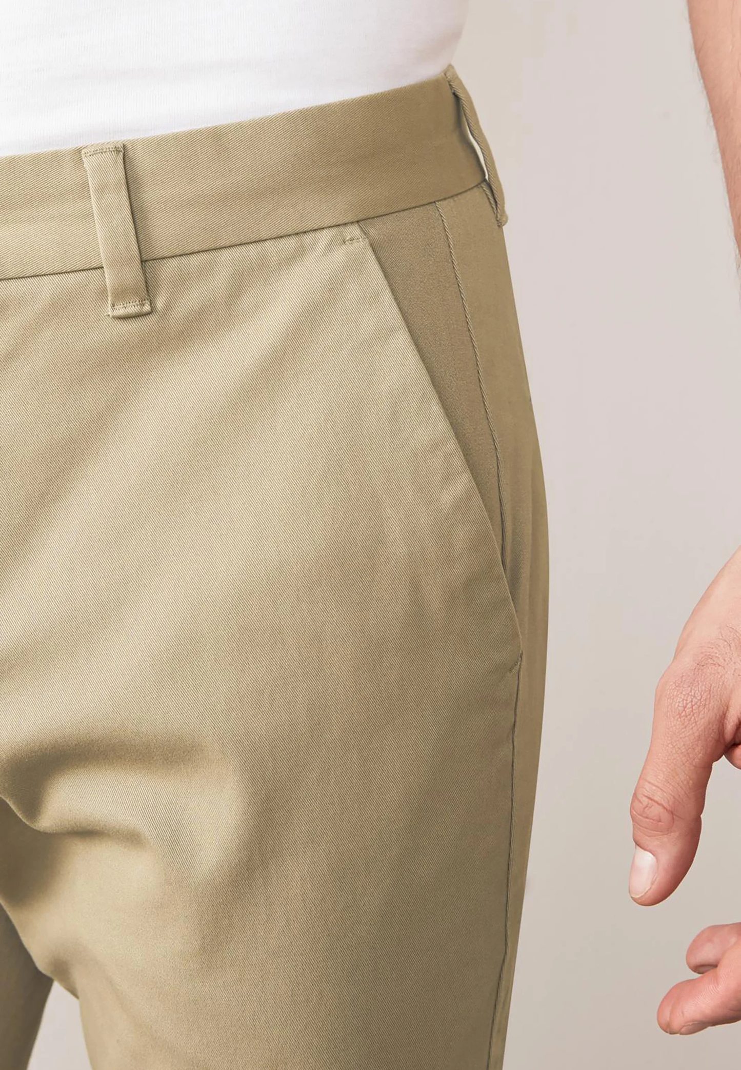 Light Beige Chino Pants