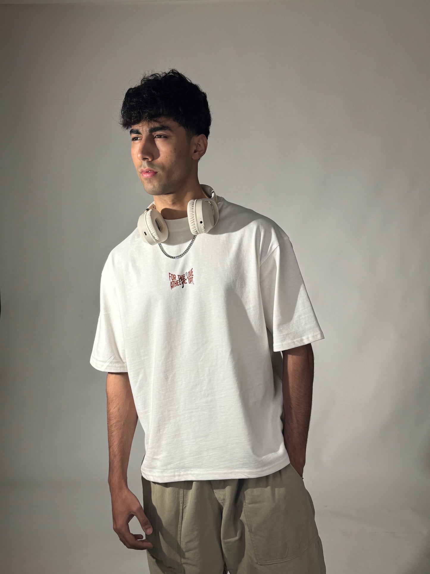 Athletic Dpt (White) - Oversized Tee