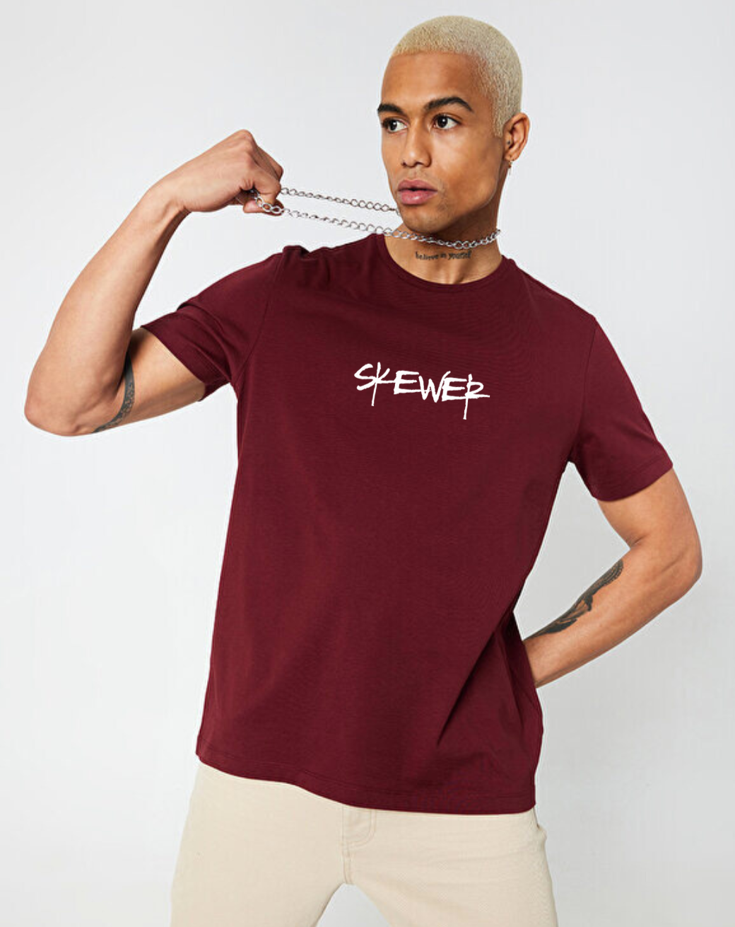 maroon graphic tee Pakistan