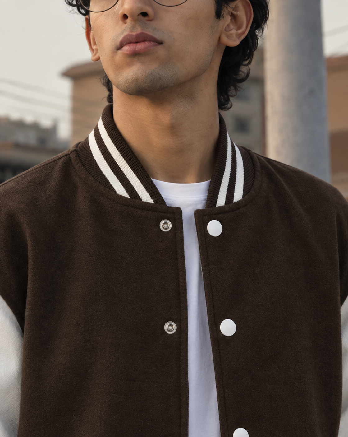 Brown Varsity Jacket