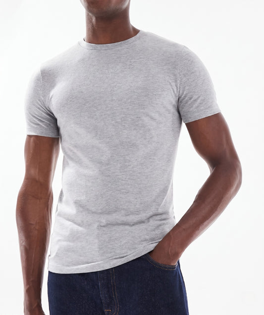 Marl Grey Slim Fit Tee