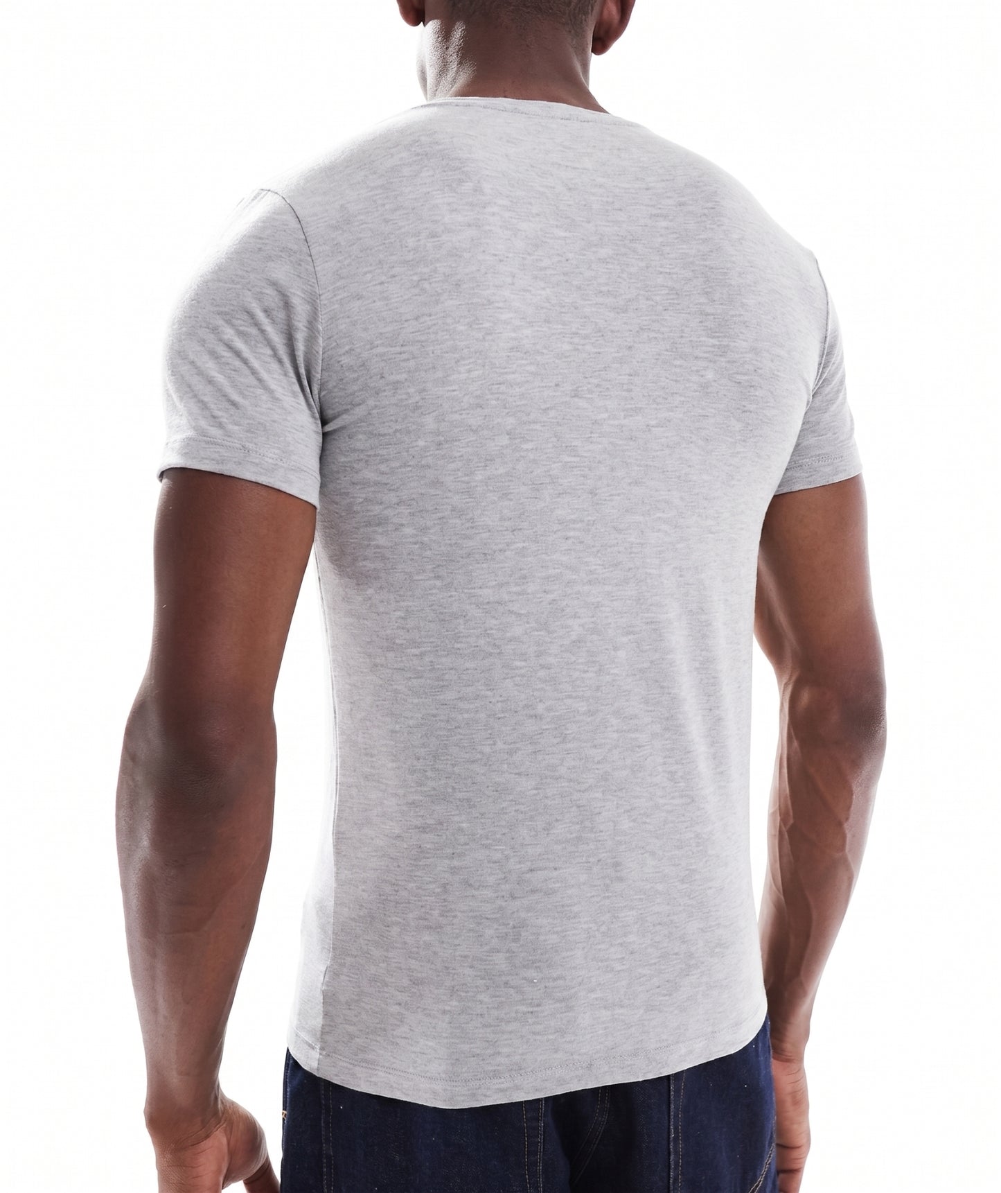 Marl Grey Slim Fit Tee