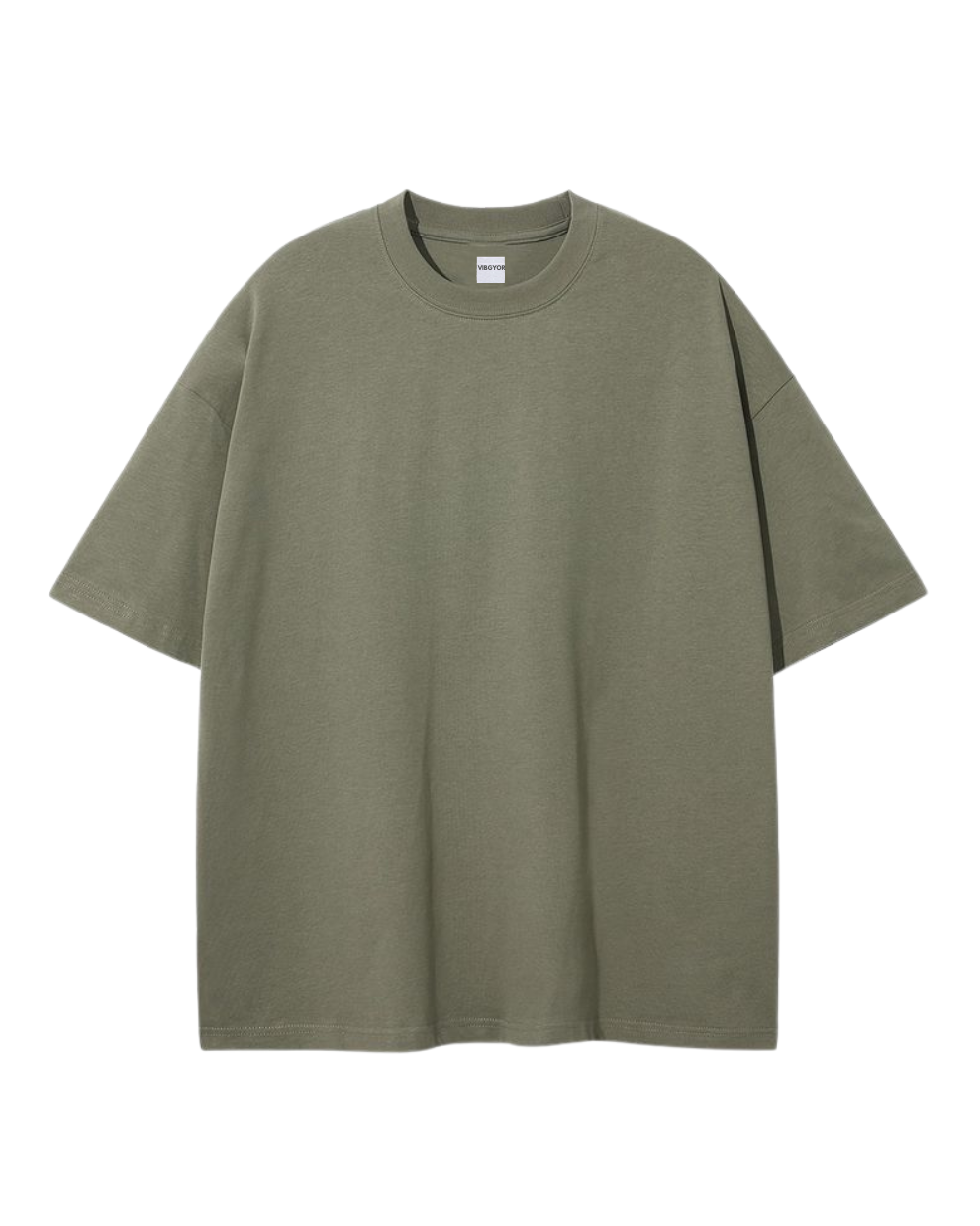 olive green oversized tee 