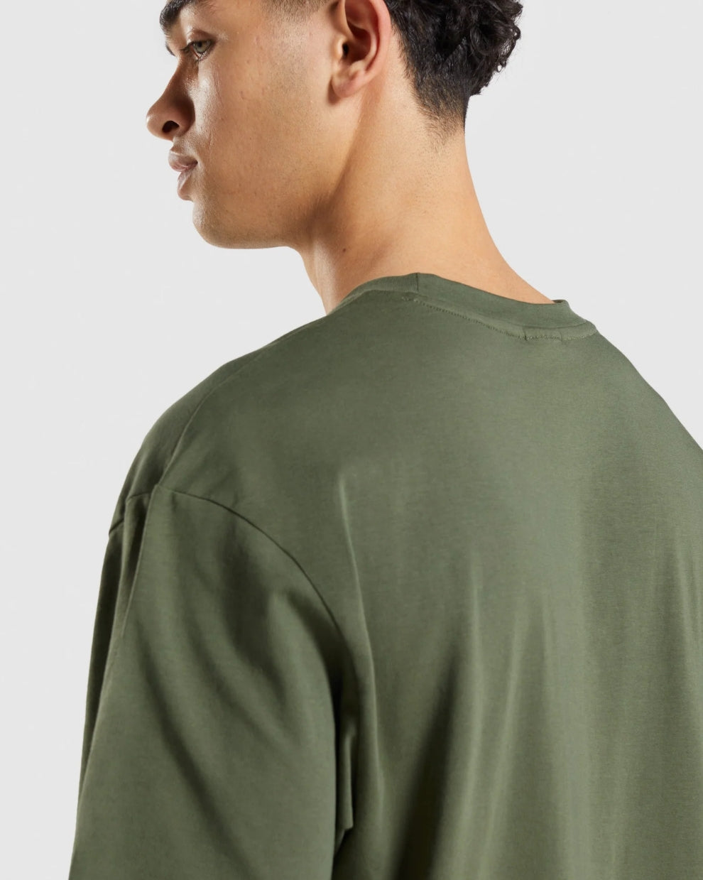 olive green oversized tshirt