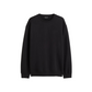 black oversized sweatshirt