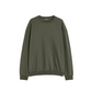 oversized olive green sweatshirt