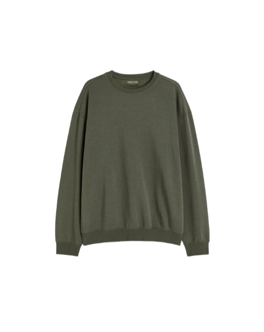 Oversized Olive green sweatshirt unisex