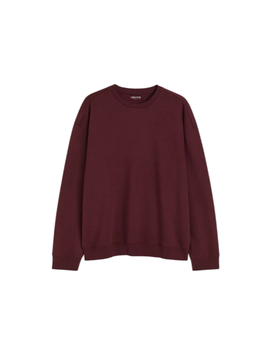 Oversized maroon sweatshirt Clearance