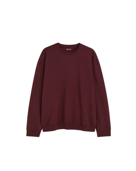 Oversized Maroon Sweatshirt