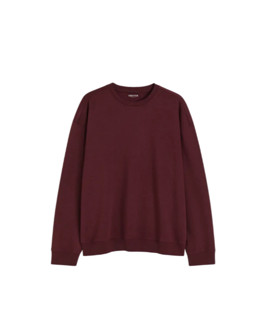 maroon overszied sweatshirt unisex