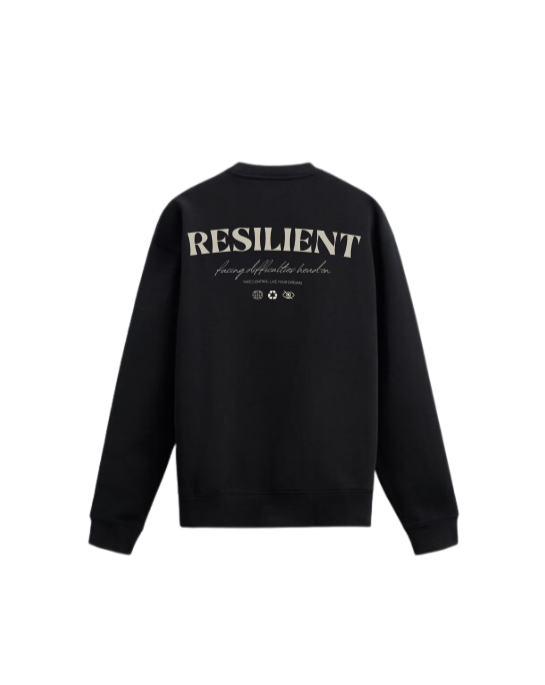 Oversized Resilient Sweatshirt (Black)