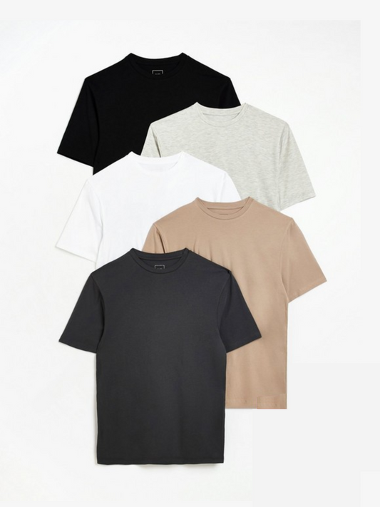 Basic T-shirts - Pack of 5