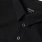 Black polo shirt for men