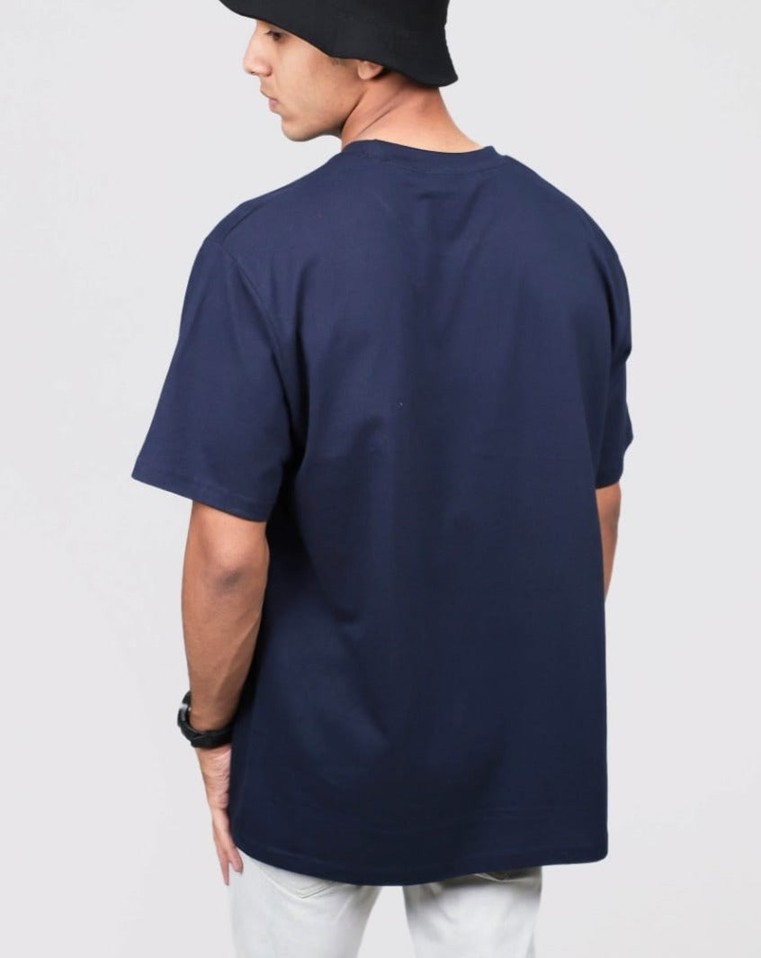 navy blue oversized tshirt pakistan