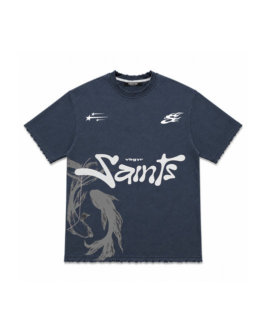 Yin Yan - Washed Tee (Navy)