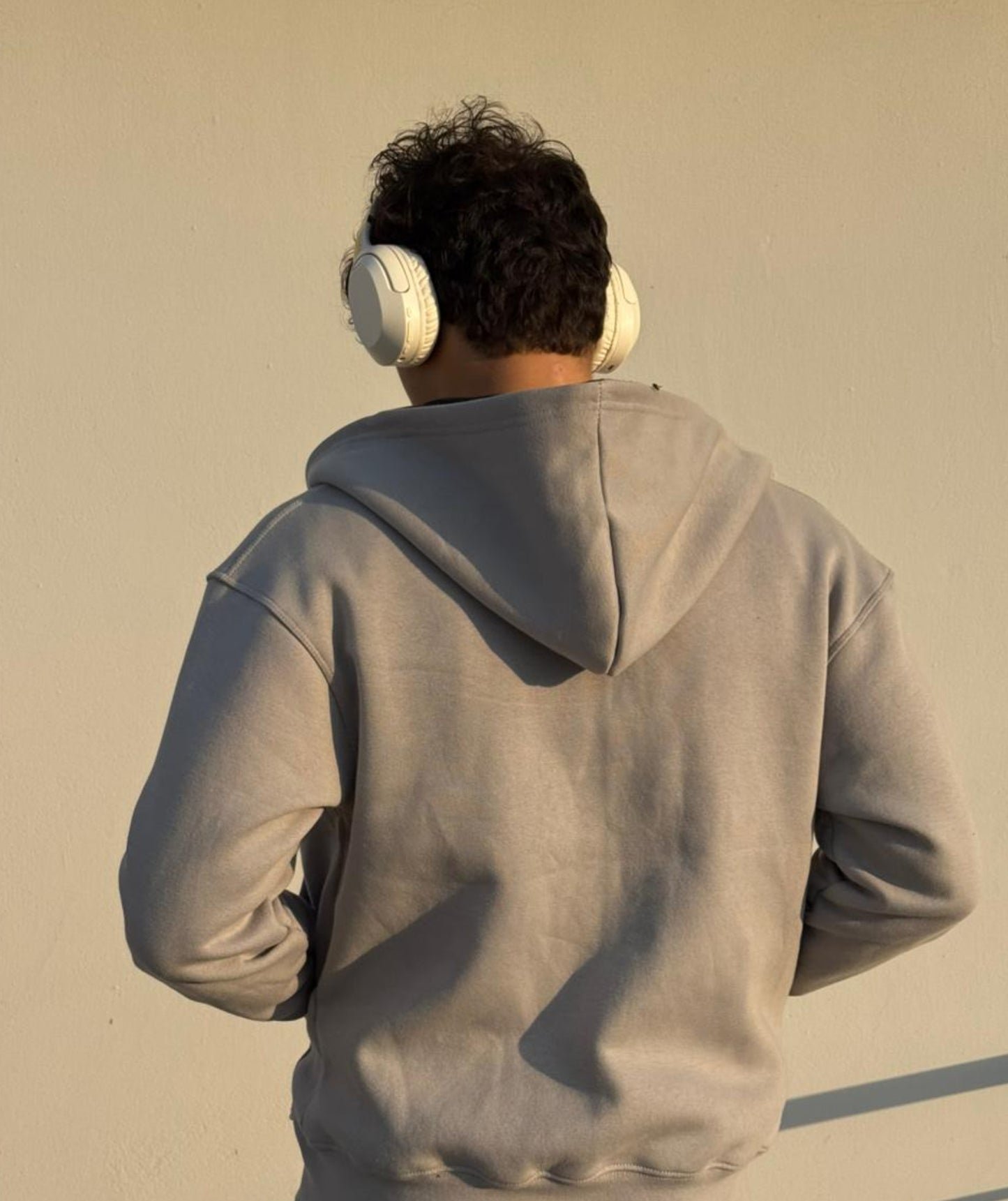 Ash Heavyweight Oversized Zip Hoodie