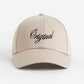 Beige Cap with Óriginal (Black) Embroidery