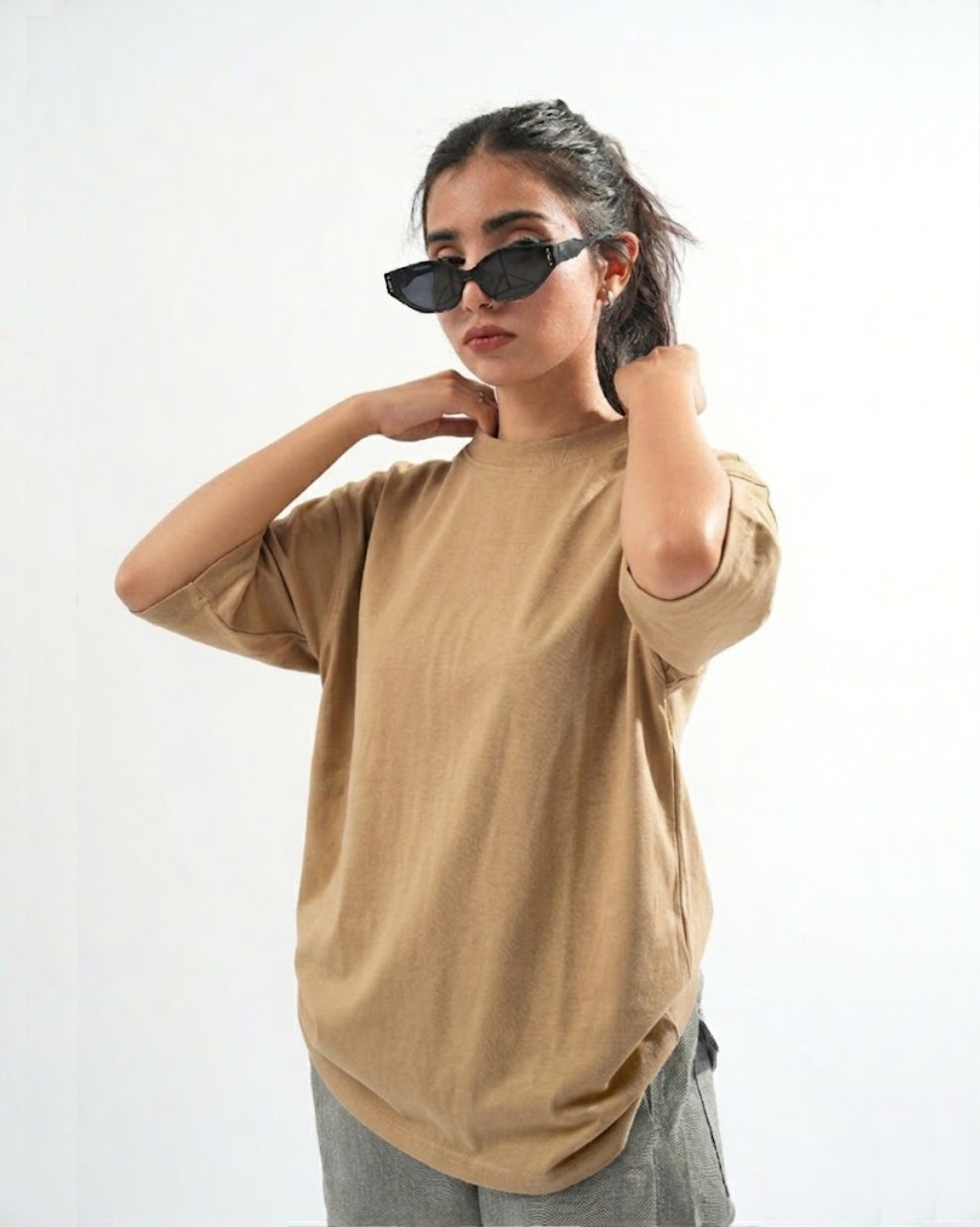 Oversized Tee - Khaki