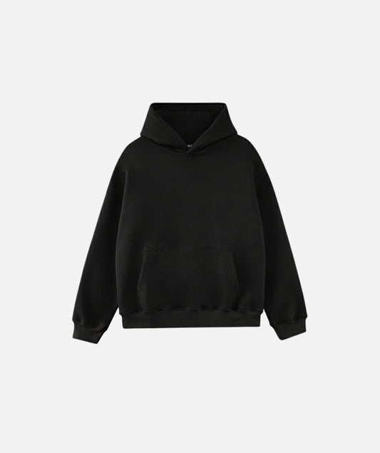 Black Heavyweight Oversized Hoodie