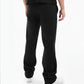 Black Terry Cotton Sweatpants. Featuring a modern straight-leg fit, three functional pockets, and ultra-soft fabric. Your new wardrobe staple.