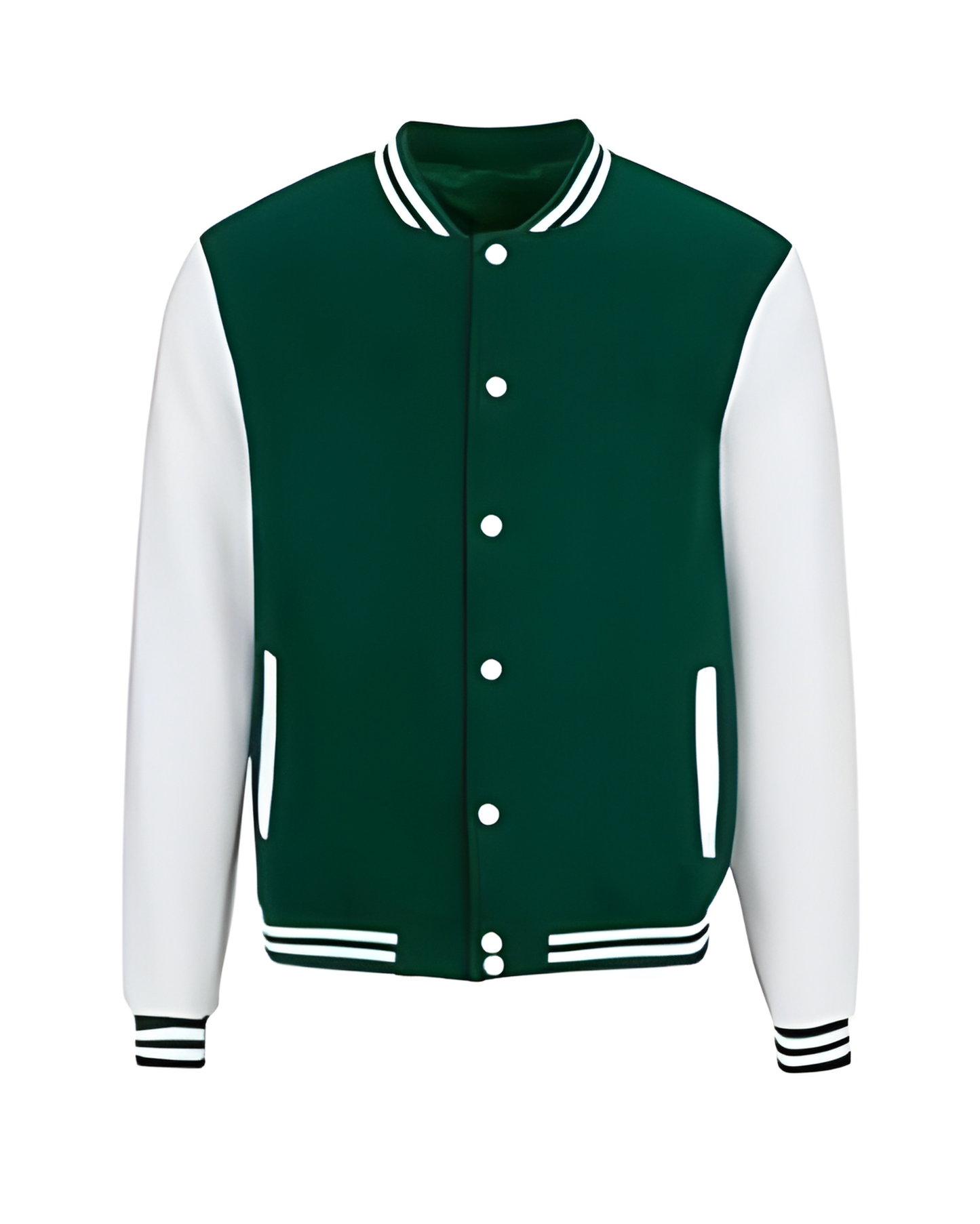 Bottle Green Varsity Jacket
