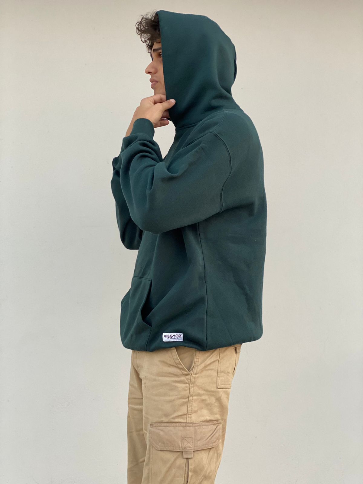 bottle green oversized hoodie pakistan online